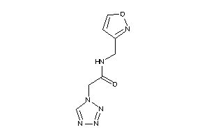 N-(isoxazol-3-ylmethyl)-2-(tetrazol-1-yl)acetamide