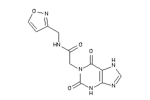 2-(2,6-diketo-3,7-dihydropurin-1-yl)-N-(isoxazol-3-ylmethyl)acetamide