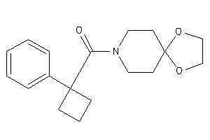 1,4-dioxa-8-azaspiro[4.5]decan-8-yl-(1-phenylcyclobutyl)methanone