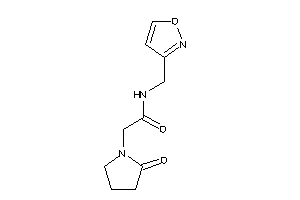 N-(isoxazol-3-ylmethyl)-2-(2-ketopyrrolidino)acetamide