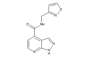 Image of N-(isoxazol-3-ylmethyl)-1H-pyrazolo[3,4-b]pyridine-4-carboxamide