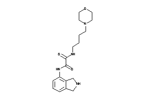 N'-isoindolin-4-yl-N-(4-morpholinobutyl)oxamide