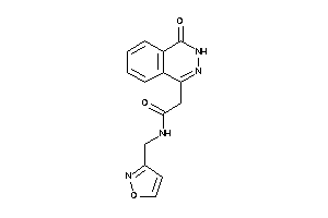 N-(isoxazol-3-ylmethyl)-2-(4-keto-3H-phthalazin-1-yl)acetamide