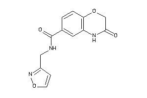 N-(isoxazol-3-ylmethyl)-3-keto-4H-1,4-benzoxazine-6-carboxamide