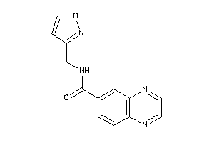 N-(isoxazol-3-ylmethyl)quinoxaline-6-carboxamide