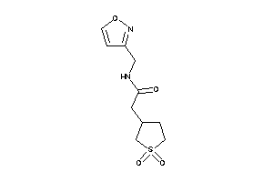 Image of 2-(1,1-diketothiolan-3-yl)-N-(isoxazol-3-ylmethyl)acetamide