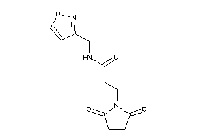 N-(isoxazol-3-ylmethyl)-3-succinimido-propionamide