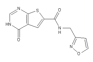N-(isoxazol-3-ylmethyl)-4-keto-3H-thieno[2,3-d]pyrimidine-6-carboxamide