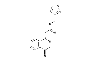 N-(isoxazol-3-ylmethyl)-2-(4-ketocinnolin-1-yl)acetamide