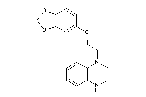 4-[2-(1,3-benzodioxol-5-yloxy)ethyl]-2,3-dihydro-1H-quinoxaline