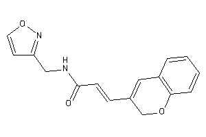 3-(2H-chromen-3-yl)-N-(isoxazol-3-ylmethyl)acrylamide