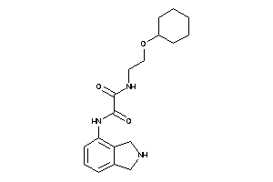 N-[2-(cyclohexoxy)ethyl]-N'-isoindolin-4-yl-oxamide