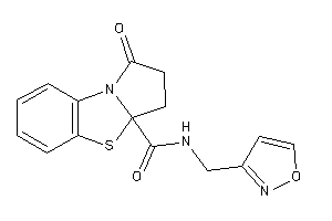 Image of N-(isoxazol-3-ylmethyl)-1-keto-2,3-dihydropyrrolo[2,1-b][1,3]benzothiazole-3a-carboxamide