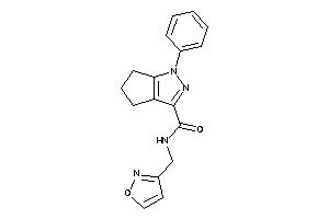 N-(isoxazol-3-ylmethyl)-1-phenyl-5,6-dihydro-4H-cyclopenta[c]pyrazole-3-carboxamide