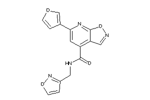 6-(3-furyl)-N-(isoxazol-3-ylmethyl)isoxazolo[5,4-b]pyridine-4-carboxamide