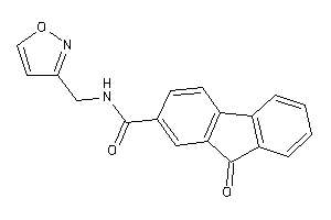 N-(isoxazol-3-ylmethyl)-9-keto-fluorene-2-carboxamide