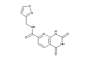 N-(isoxazol-3-ylmethyl)-2,4-diketo-1H-pyrido[2,3-d]pyrimidine-7-carboxamide