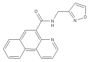 N-(isoxazol-3-ylmethyl)benzo[f]quinoline-5-carboxamide