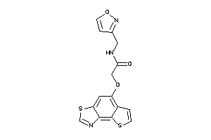 N-(isoxazol-3-ylmethyl)-2-thieno[2,3-e][1,3]benzothiazol-5-yloxy-acetamide