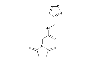 N-(isoxazol-3-ylmethyl)-2-succinimido-acetamide