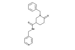 1-benzyl-6-keto-N-(4-pyridylmethyl)nipecotamide