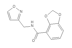 N-(isoxazol-3-ylmethyl)-1,3-benzodioxole-4-carboxamide