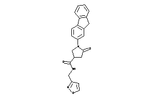 1-(9H-fluoren-2-yl)-N-(isoxazol-3-ylmethyl)-5-keto-pyrrolidine-3-carboxamide