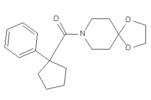 1,4-dioxa-8-azaspiro[4.5]decan-8-yl-(1-phenylcyclopentyl)methanone