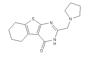 Image of 2-(pyrrolidinomethyl)-5,6,7,8-tetrahydro-3H-benzothiopheno[2,3-d]pyrimidin-4-one