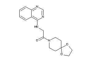 1-(1,4-dioxa-8-azaspiro[4.5]decan-8-yl)-2-(quinazolin-4-ylamino)ethanone