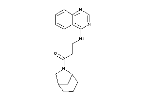 1-(6-azabicyclo[3.2.1]octan-6-yl)-3-(quinazolin-4-ylamino)propan-1-one