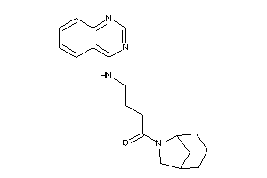 1-(6-azabicyclo[3.2.1]octan-6-yl)-4-(quinazolin-4-ylamino)butan-1-one