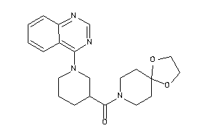 1,4-dioxa-8-azaspiro[4.5]decan-8-yl-(1-quinazolin-4-yl-3-piperidyl)methanone