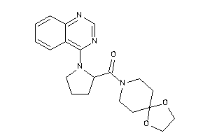 1,4-dioxa-8-azaspiro[4.5]decan-8-yl-(1-quinazolin-4-ylpyrrolidin-2-yl)methanone