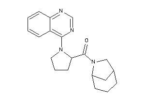 6-azabicyclo[3.2.1]octan-6-yl-(1-quinazolin-4-ylpyrrolidin-2-yl)methanone