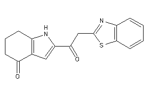 2-[2-(1,3-benzothiazol-2-yl)acetyl]-1,5,6,7-tetrahydroindol-4-one