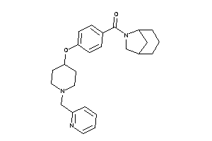 6-azabicyclo[3.2.1]octan-6-yl-[4-[[1-(2-pyridylmethyl)-4-piperidyl]oxy]phenyl]methanone