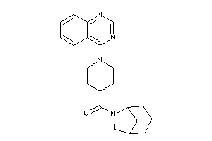 6-azabicyclo[3.2.1]octan-6-yl-(1-quinazolin-4-yl-4-piperidyl)methanone