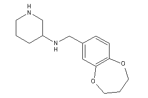 3,4-dihydro-2H-1,5-benzodioxepin-7-ylmethyl(3-piperidyl)amine