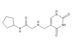 N-cyclopentyl-2-[(2,4-diketo-1H-pyrimidin-5-yl)methylamino]acetamide