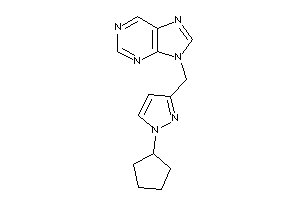 9-[(1-cyclopentylpyrazol-3-yl)methyl]purine