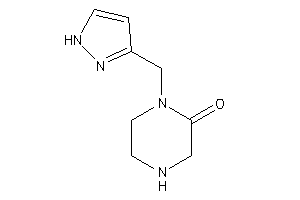 1-(1H-pyrazol-3-ylmethyl)piperazin-2-one