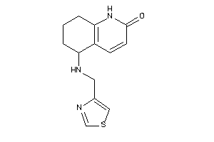Image of 5-(thiazol-4-ylmethylamino)-5,6,7,8-tetrahydro-1H-quinolin-2-one