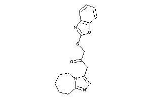 1-(1,3-benzoxazol-2-ylthio)-3-(6,7,8,9-tetrahydro-5H-[1,2,4]triazolo[4,3-a]azepin-3-yl)acetone