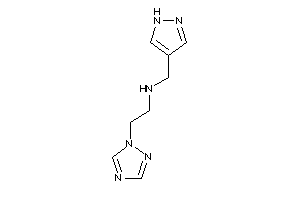 1H-pyrazol-4-ylmethyl-[2-(1,2,4-triazol-1-yl)ethyl]amine