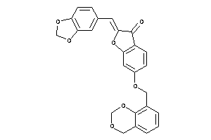 6-(4H-1,3-benzodioxin-8-ylmethoxy)-2-piperonylidene-coumaran-3-one