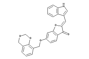 6-(4H-1,3-benzodioxin-8-ylmethoxy)-2-(1H-indol-3-ylmethylene)coumaran-3-one