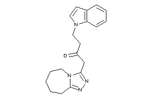 4-indol-1-yl-1-(6,7,8,9-tetrahydro-5H-[1,2,4]triazolo[4,3-a]azepin-3-yl)butan-2-one