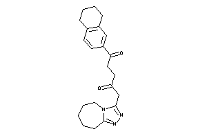 5-(6,7,8,9-tetrahydro-5H-[1,2,4]triazolo[4,3-a]azepin-3-yl)-1-tetralin-6-yl-pentane-1,4-dione