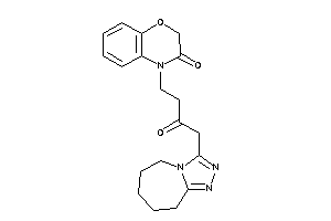 4-[3-keto-4-(6,7,8,9-tetrahydro-5H-[1,2,4]triazolo[4,3-a]azepin-3-yl)butyl]-1,4-benzoxazin-3-one